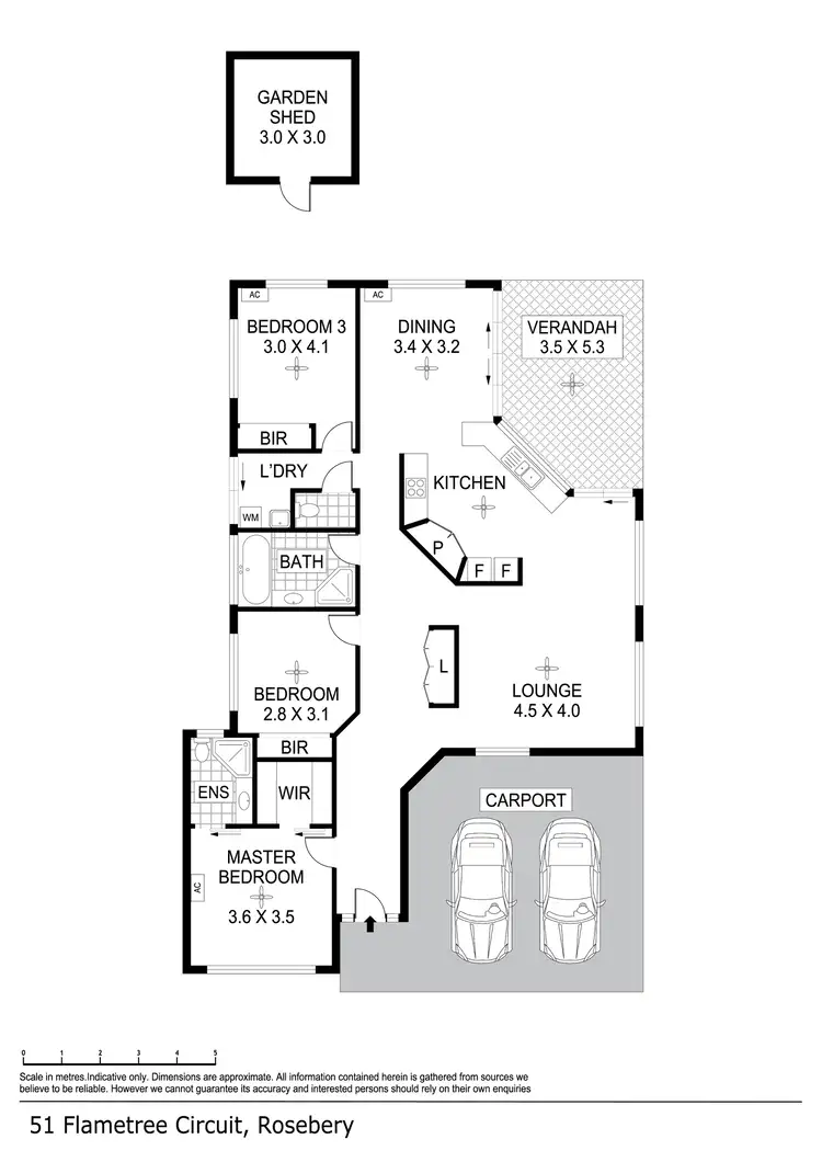 Floorplan of Homely house listing, 51 Flametree Circuit, Rosebery NT 832