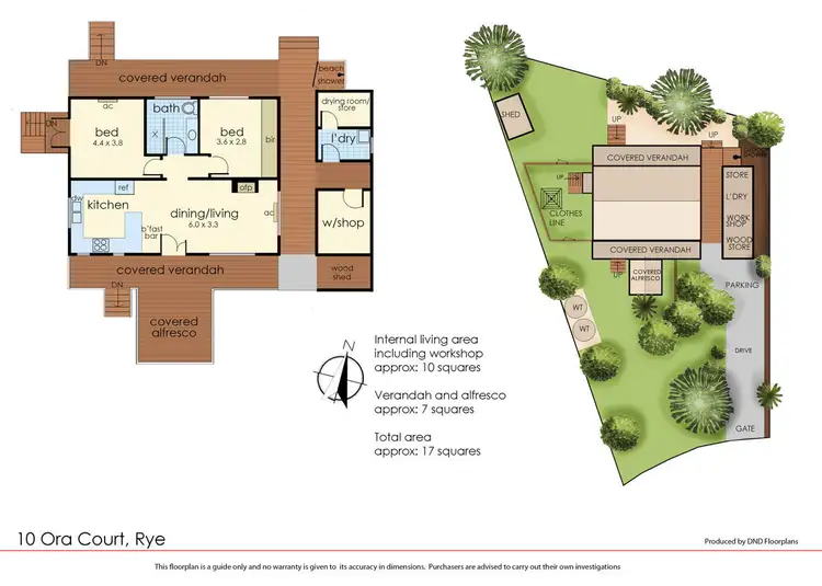 Floorplan of Homely house listing, 10 Ora Court, Rye VIC 3941