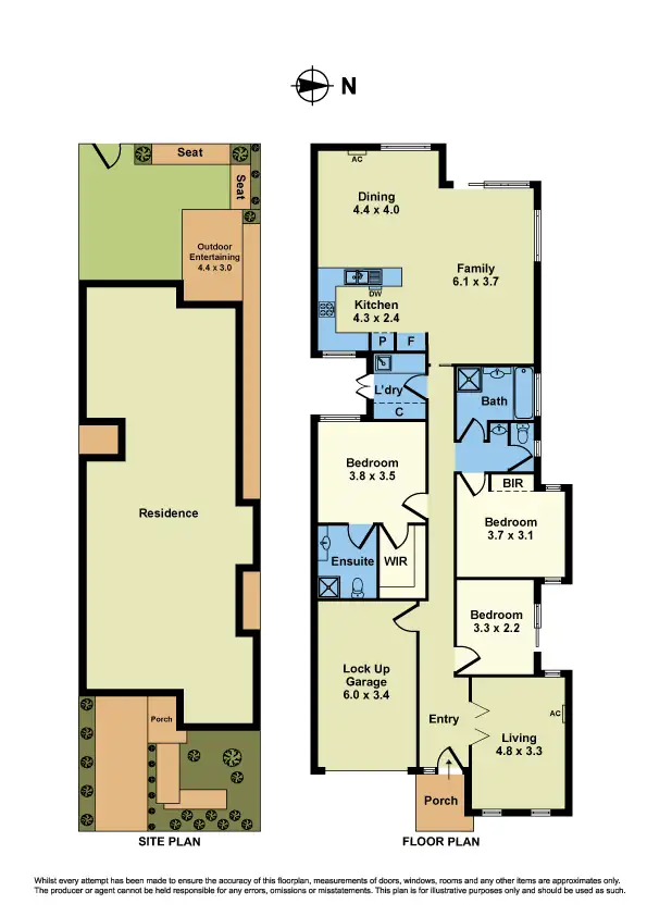 Floorplan of Homely house listing, 42 Kernot Street, South Kingsville VIC 3015