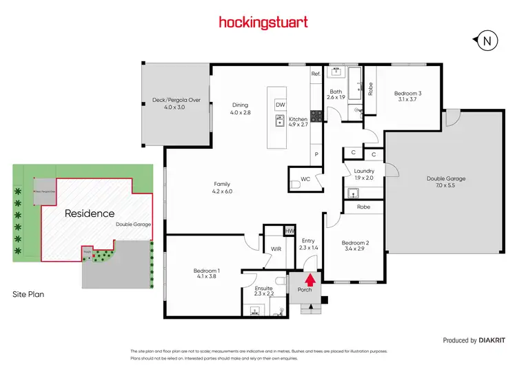 Floorplan of Homely townhouse listing, 3/131 Boneo Road, Rosebud VIC 3939