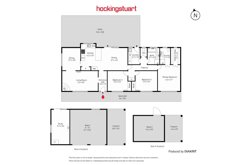 Floorplan of Homely house listing, 174 Ditchfield Road, Navigators VIC 3352