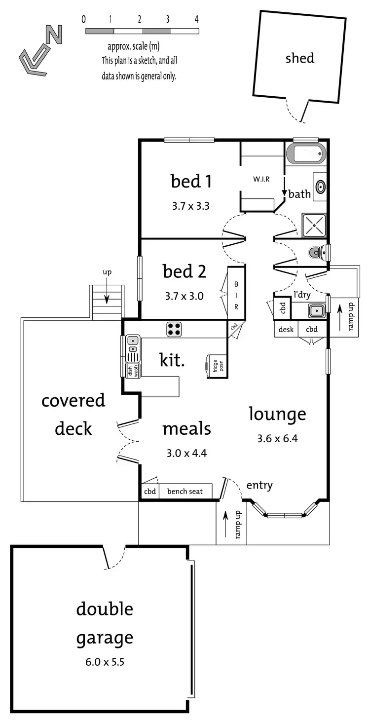 Floorplan of Homely unit listing, 1/168 Maroondah Highway, Croydon VIC 3136