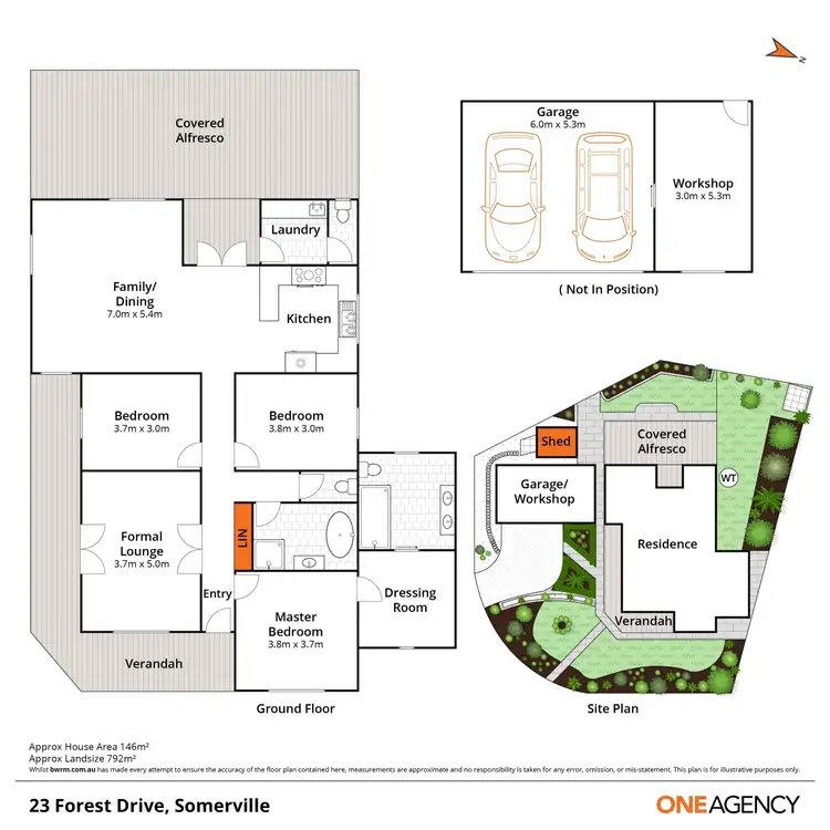 Floorplan of Homely house listing, 23 Forest Drive, Somerville VIC 3912