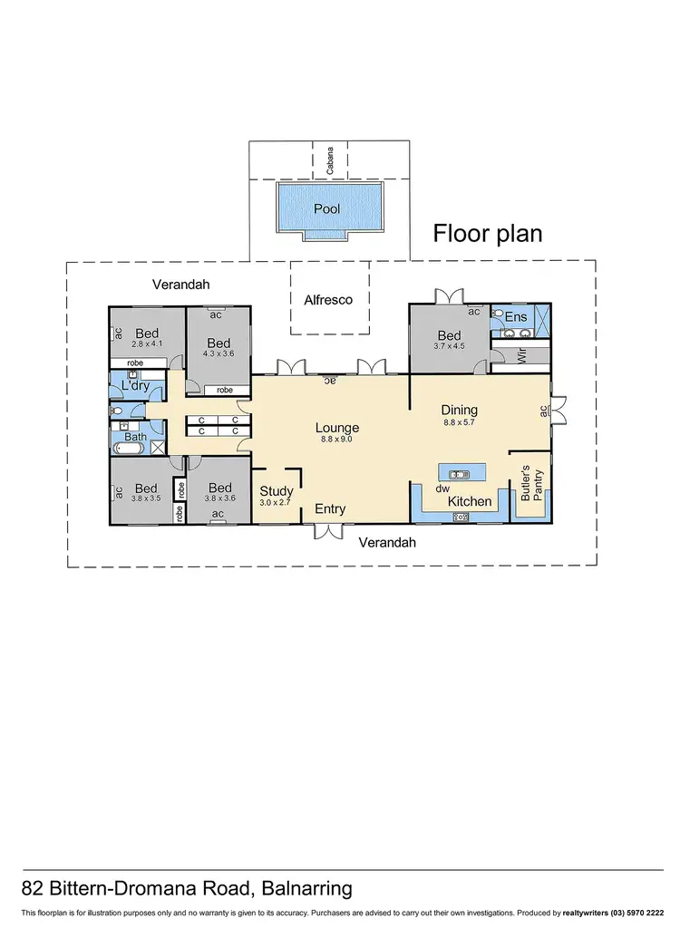Floorplan of Homely rural property listing, 82 Bittern Dromana Road, Balnarring VIC 3926