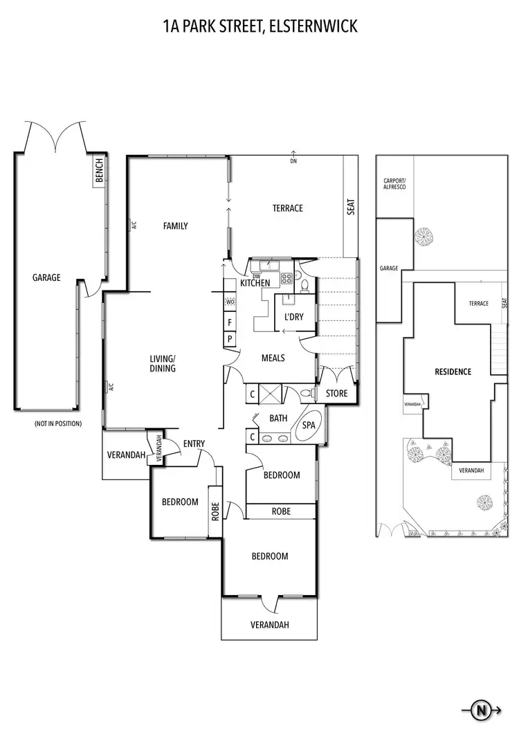 Floorplan of Homely house listing, 1A Park Street, Elsternwick VIC 3185