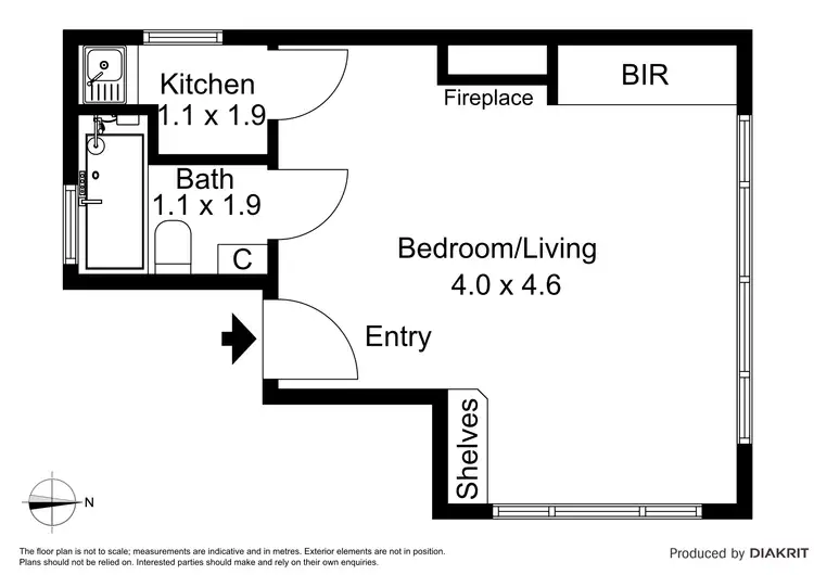 Floorplan of Homely apartment listing, 1/1 Lawson Grove, South Yarra VIC 3141