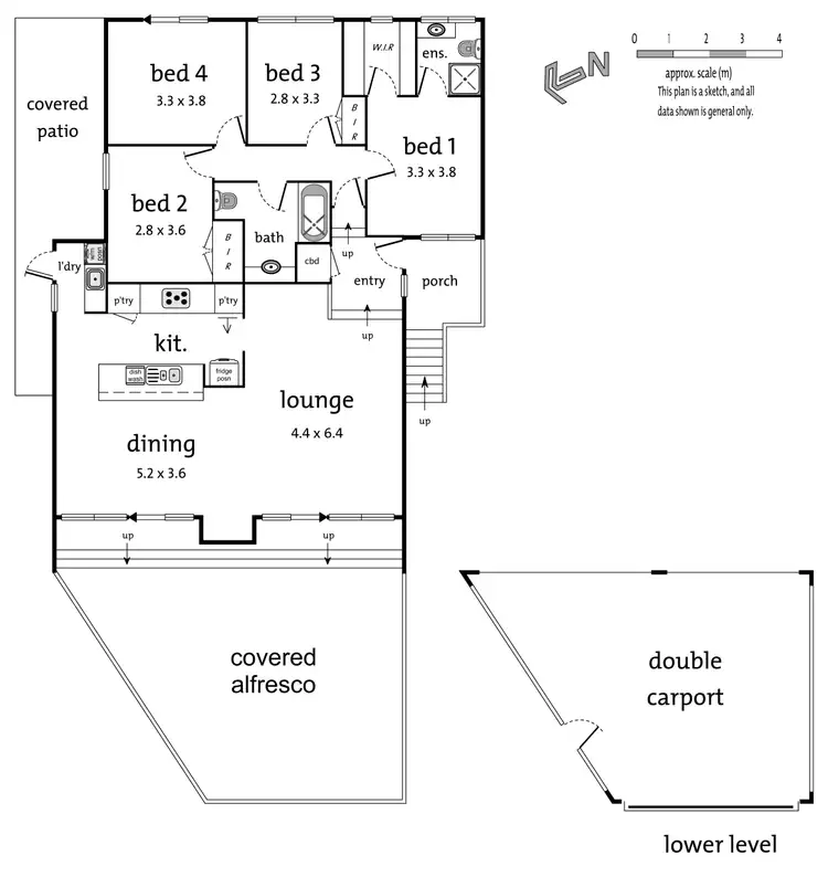 Floorplan of Homely townhouse listing, 1/8 Edmonton Place, Doncaster East VIC 3109