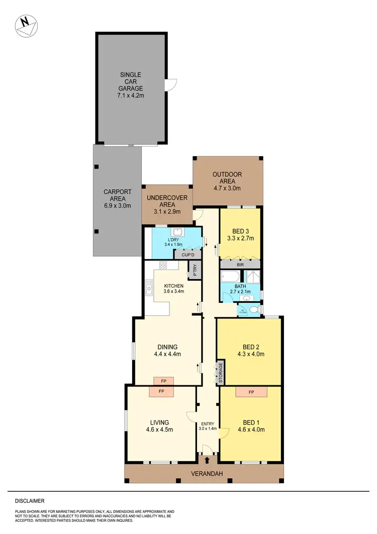Floorplan of Homely house listing, 703 Mair Street, Ballarat Central VIC 3350