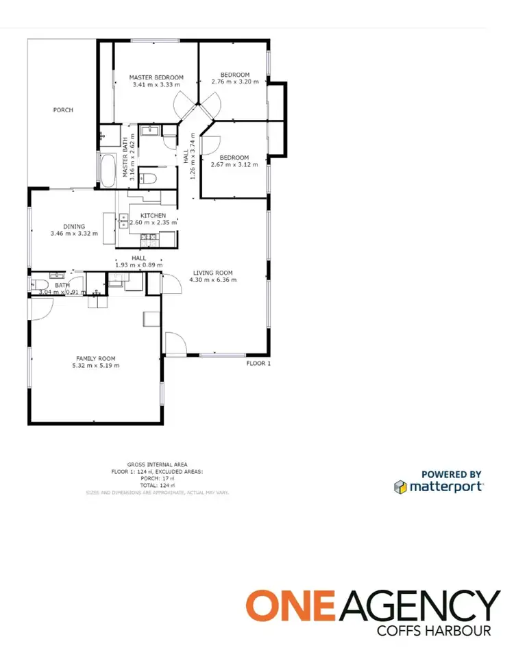 Floorplan of Homely house listing, 75 Oscar Ramsay Drive, Boambee East NSW 2452
