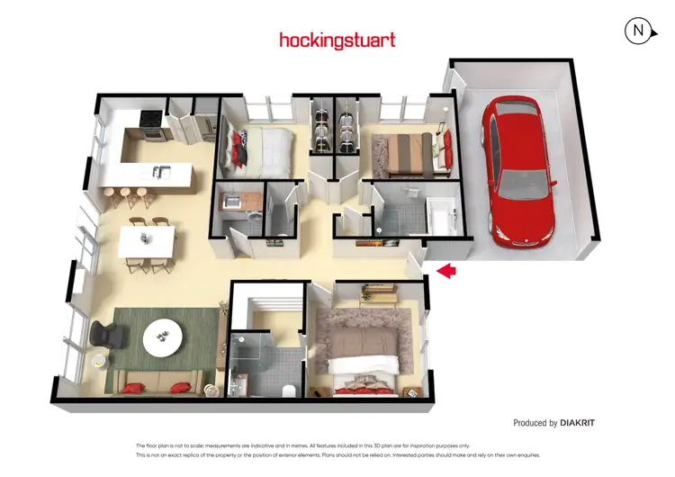 Floorplan of Homely unit listing, 3/276 Bulmans Road, Harkness VIC 3337