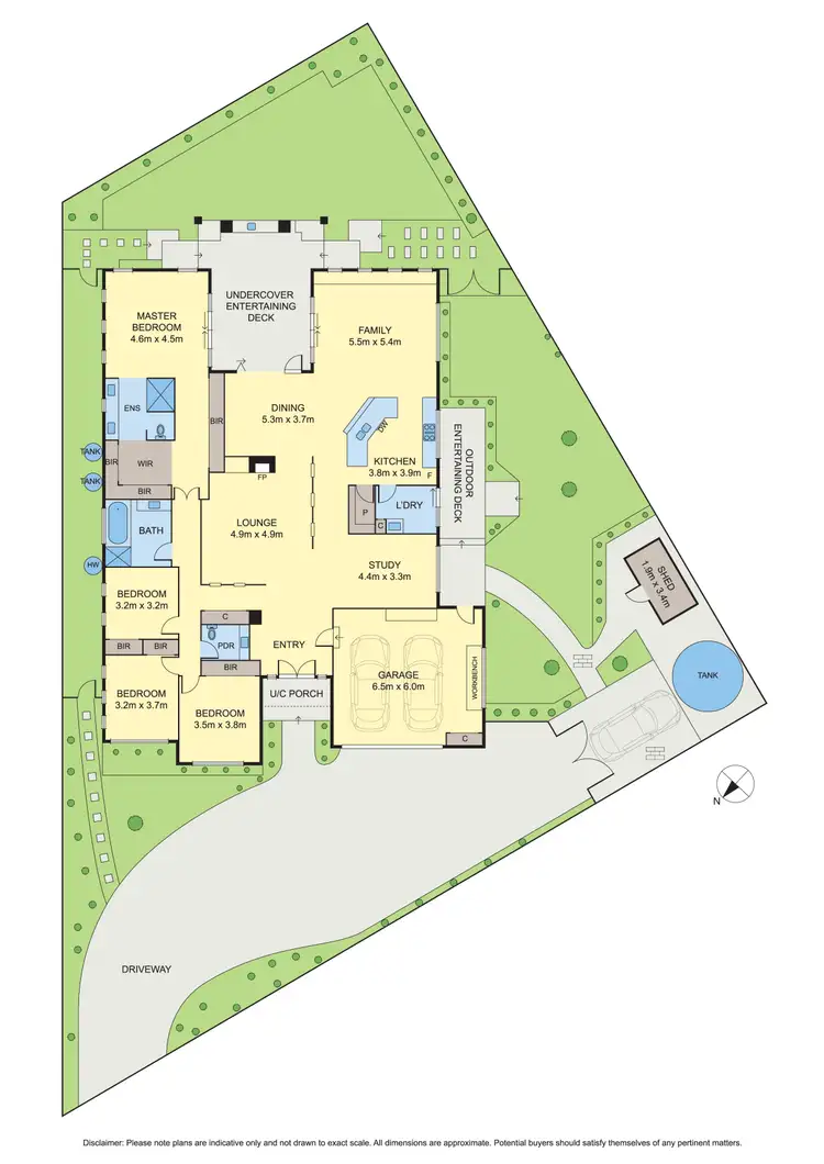 Floorplan of Homely house listing, 5 Plantago Court, Greensborough VIC 3088