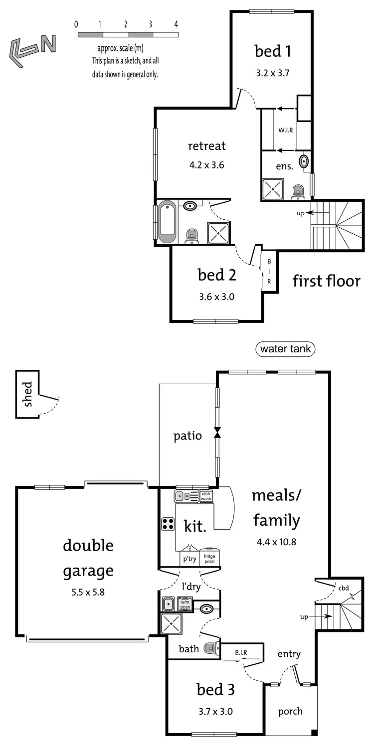 Floorplan of Homely townhouse listing, 2/9 Myrtle Street, Bayswater VIC 3153