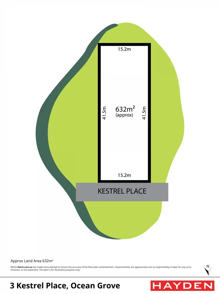 Floorplan of Homely house listing, 3 Kestrel Place, Ocean Grove VIC 3226