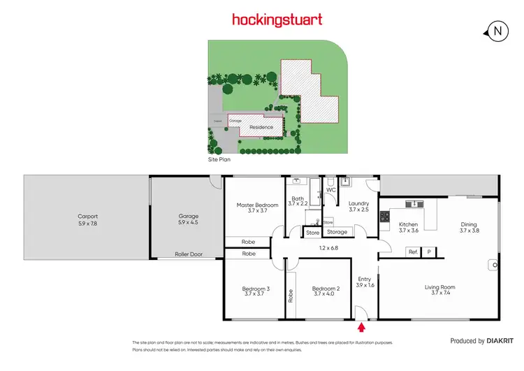 Floorplan of Homely house listing, 2556 Ballan Daylesford Road, Musk Vale VIC 3461