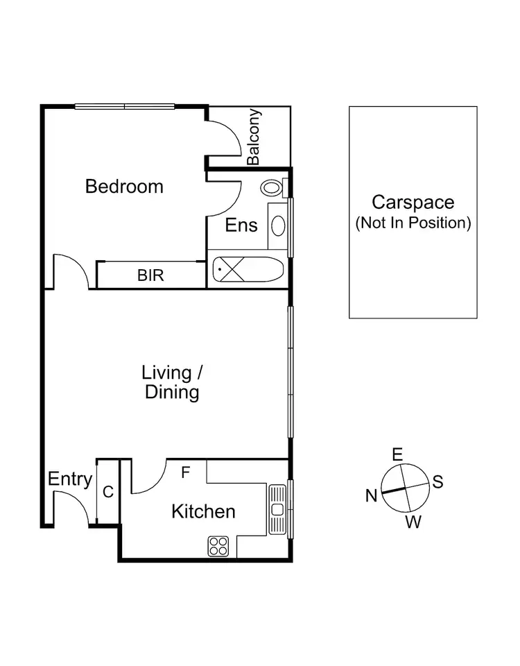 Floorplan of Homely apartment listing, 2/329 Orrong Road, St Kilda East VIC 3183