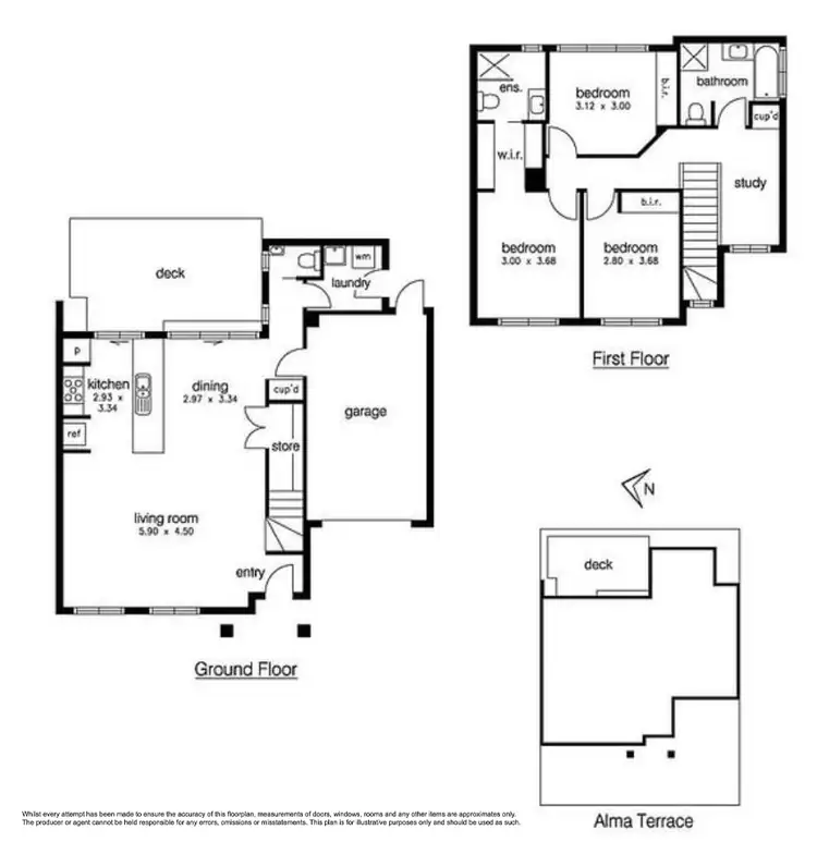 Floorplan of Homely house listing, 36 Alma Terrace, Newport VIC 3015