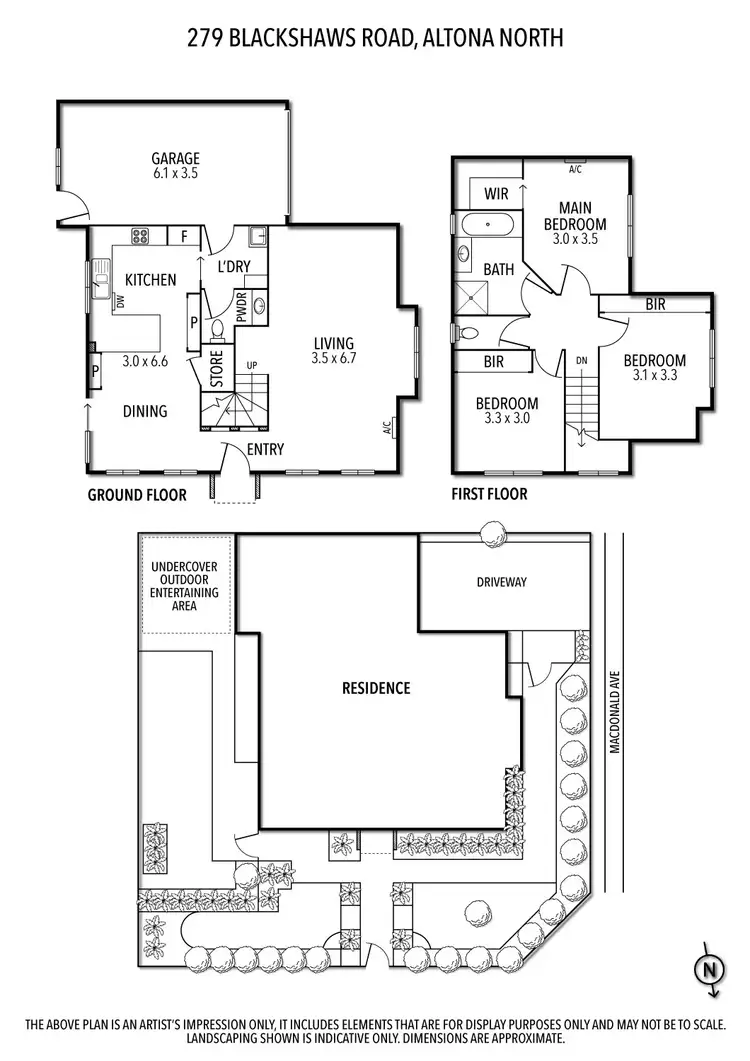 Floorplan of Homely house listing, 279 Blackshaws Road, Altona North VIC 3025