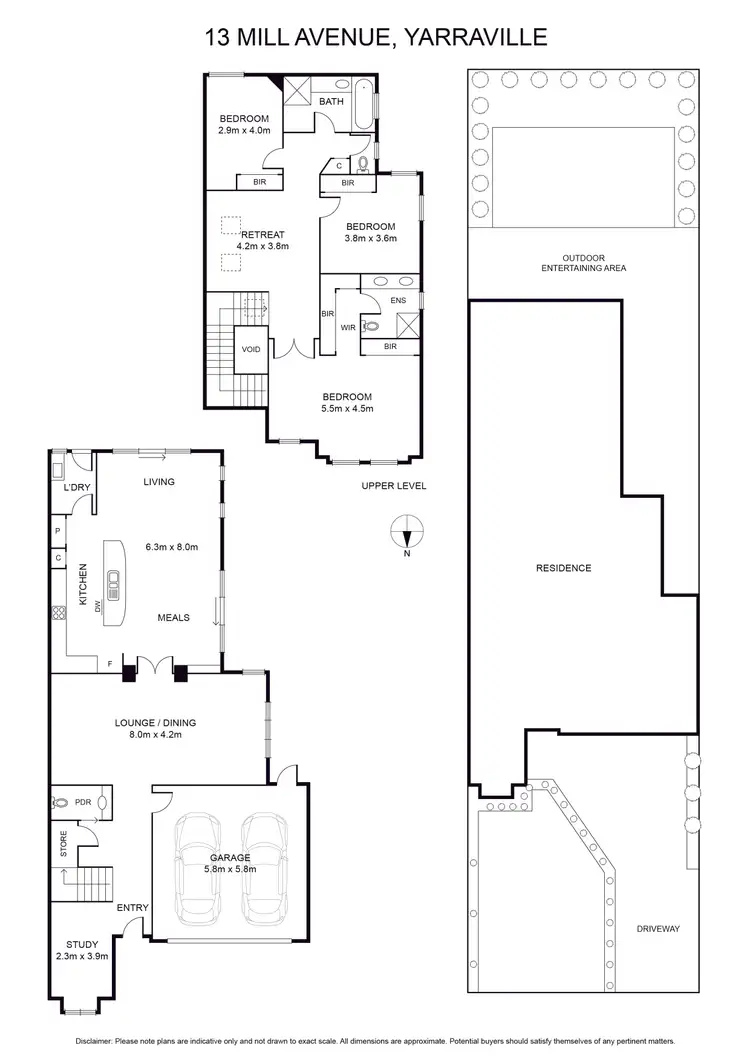 Floorplan of Homely house listing, 13 Mill Avenue, Yarraville VIC 3013