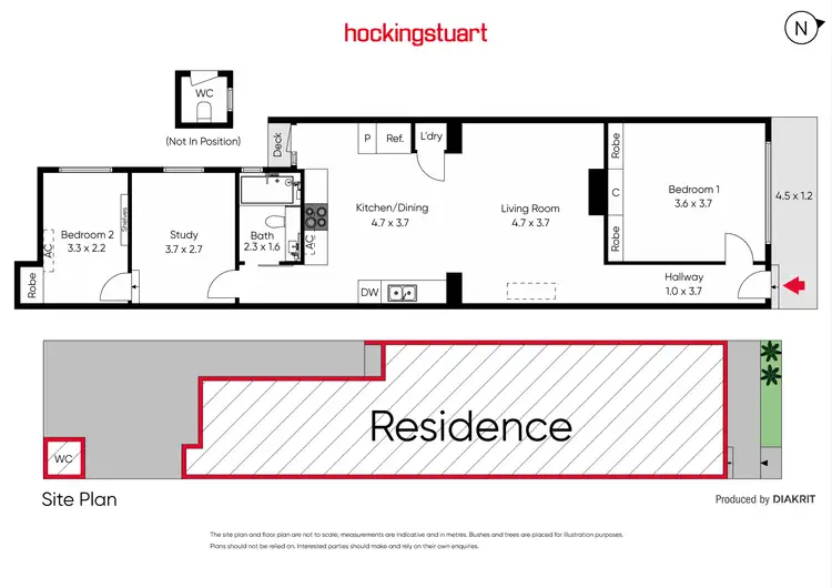 Floorplan of Homely house listing, 86 Newry Street, Fitzroy North VIC 3068