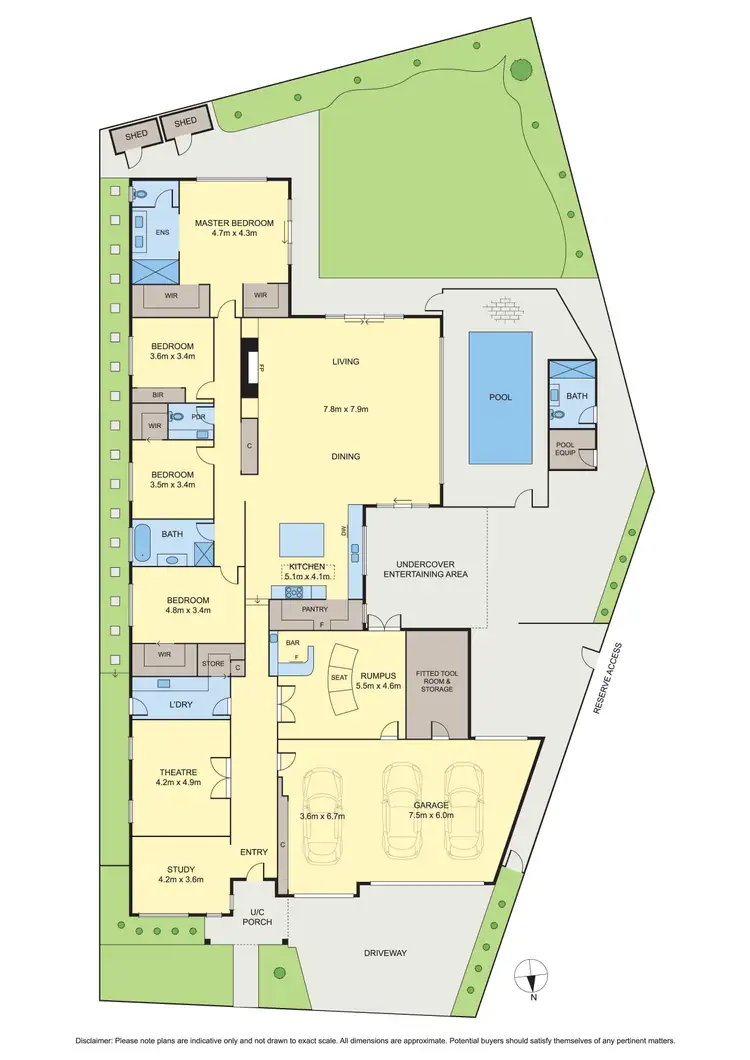 Floorplan of Homely house listing, 74 Sunstone Boulevard, Doreen VIC 3754