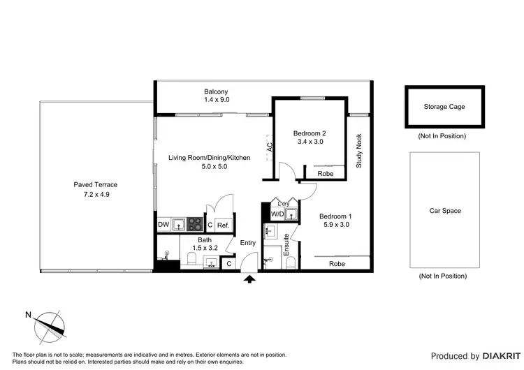 Floorplan of Homely apartment listing, 401/87 High Street, Prahran VIC 3181