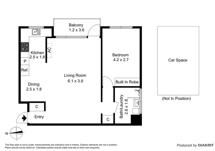 Floorplan of Homely apartment listing, 7/51 Caroline Street, South Yarra VIC 3141