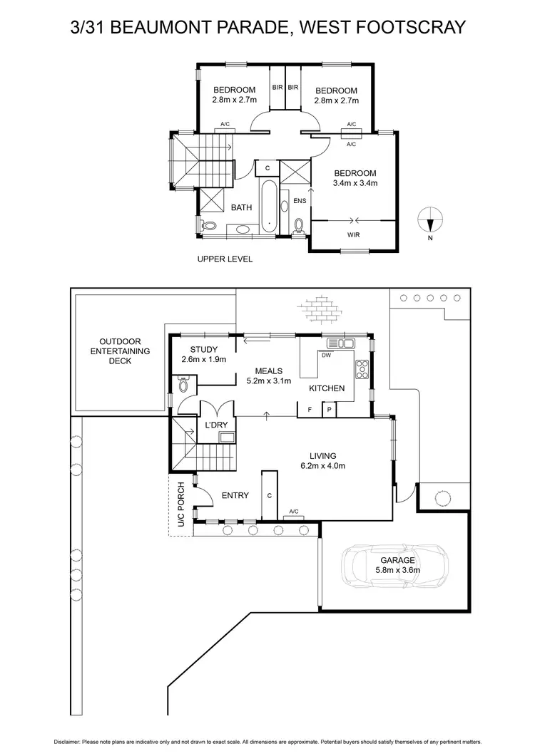 Floorplan of Homely house listing, 3/31 Beaumont Parade, West Footscray VIC 3012