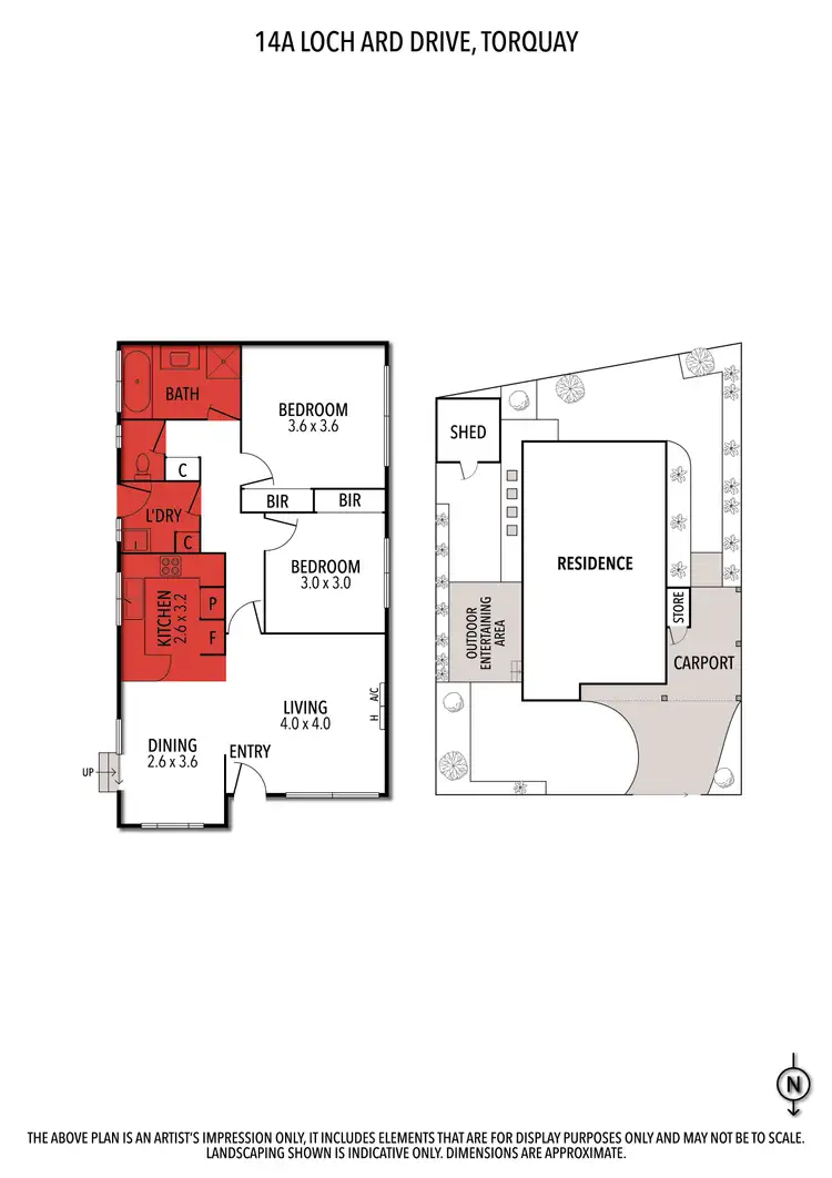 Floorplan of Homely unit listing, 14A Loch Ard Drive, Torquay VIC 3228