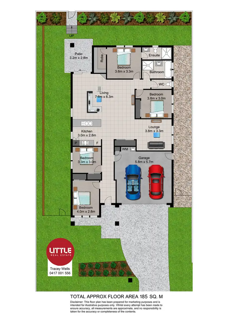 Floorplan of Homely house listing, 7 Moonlight Lane, Coomera QLD 4209