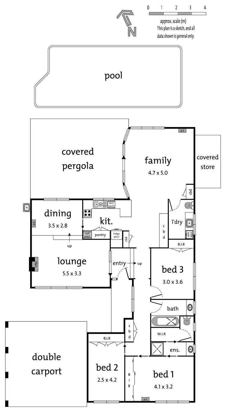 Floorplan of Homely house listing, 5 Kiewa Street, Doncaster VIC 3108