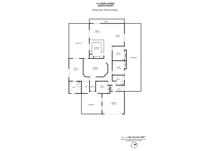 Floorplan of Homely house listing, 51 Azure Avenue, Banks Pocket QLD 4570