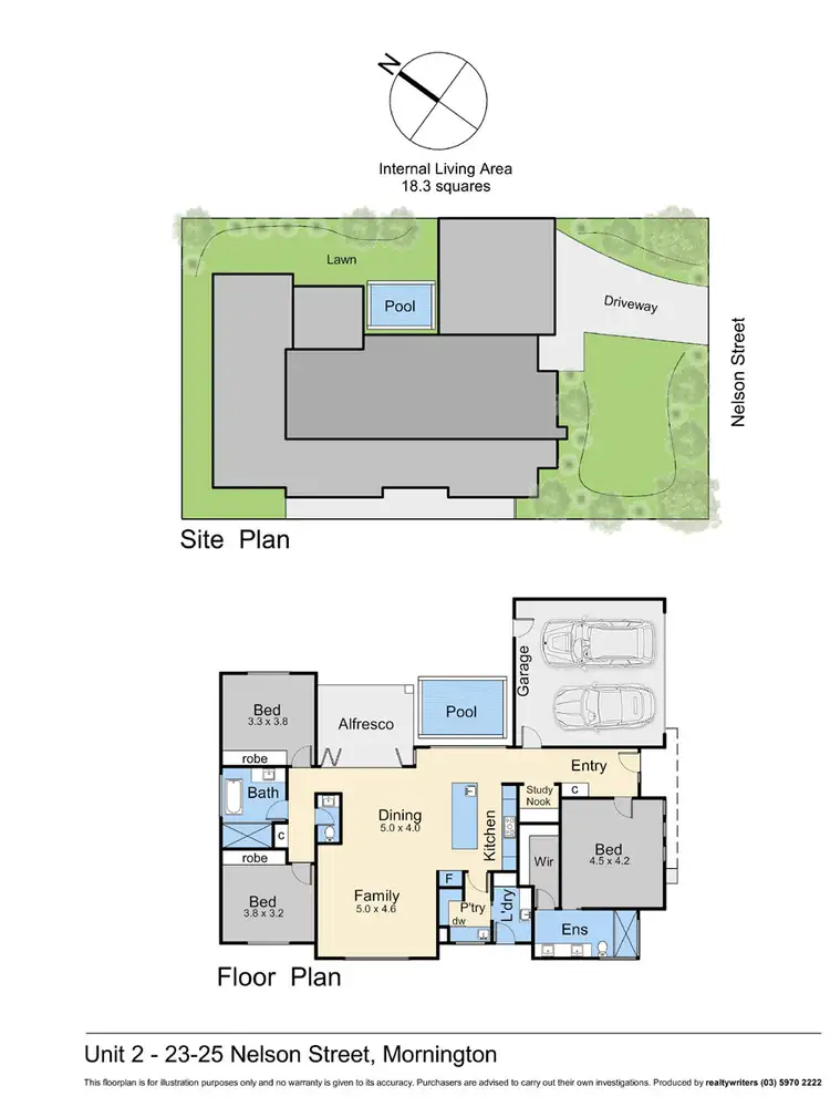 Floorplan of Homely house listing, 25 Nelson Street, Mornington VIC 3931