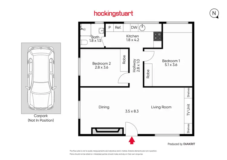 Floorplan of Homely apartment listing, 19/11-17 Park Street, St Kilda West VIC 3182
