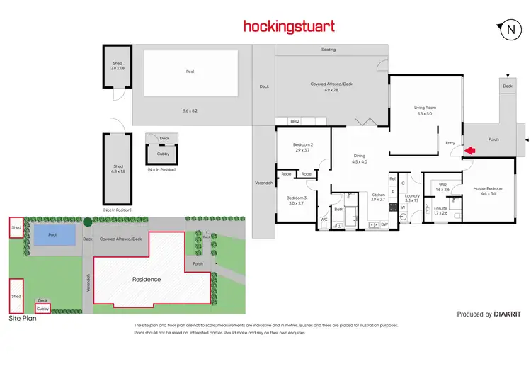 Floorplan of Homely house listing, 55 Milroy Crescent, Seaford VIC 3198