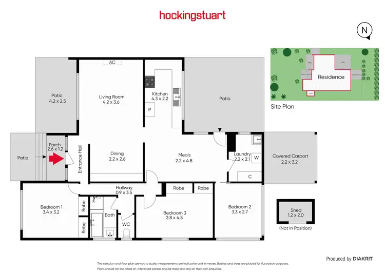 Floorplan of Homely house listing, 20 Wattle Drive, Frankston VIC 3199
