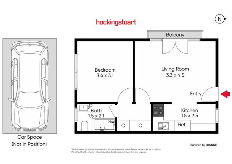 Floorplan of Homely apartment listing, 9/32 Crimea Street, St Kilda VIC 3182