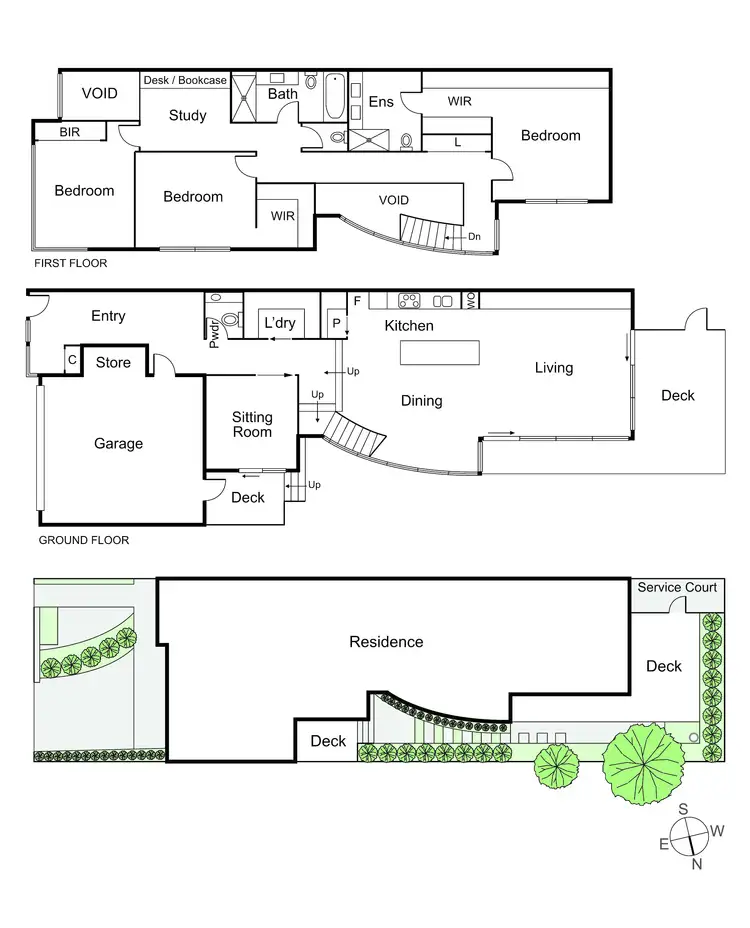 Floorplan of Homely townhouse listing, 113a Bambra Road, Caulfield VIC 3162