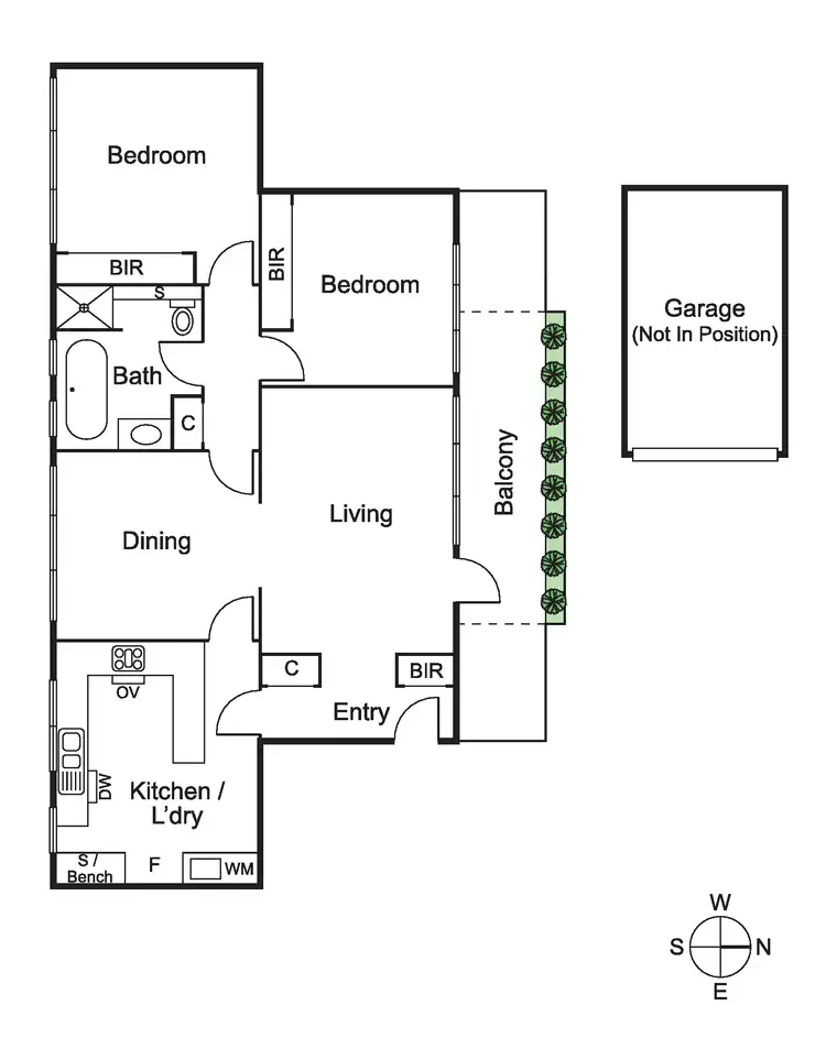 Floorplan of Homely apartment listing, 8/647 Inkerman Road, Caulfield North VIC 3161