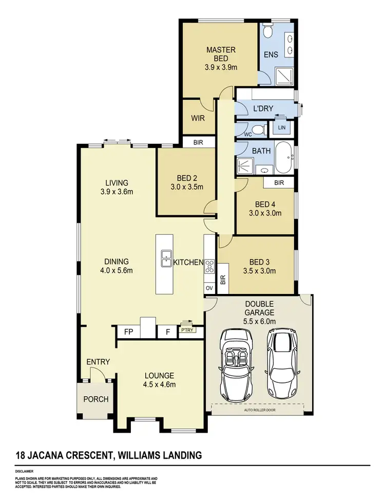 Floorplan of Homely house listing, 18 Jacana Crescent, Williams Landing VIC 3027