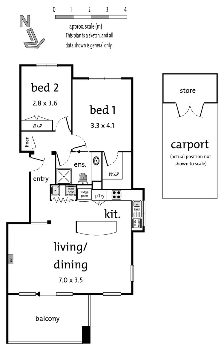 Floorplan of Homely apartment listing, 25/78 Manningham Road, Bulleen VIC 3105