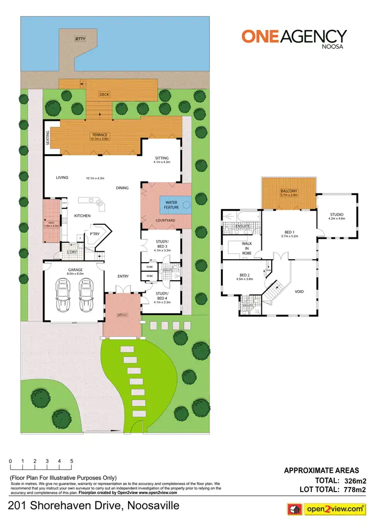 Floorplan of Homely house listing, 201 Shorehaven Drive, Noosa Waters QLD 4566