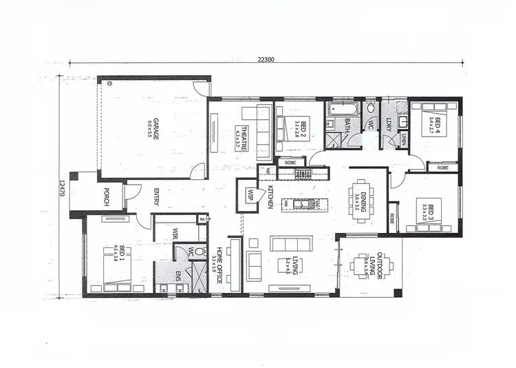 Floorplan of Homely house listing, 84 Cerberus, Ocean Grove VIC 3226