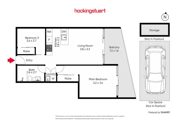 Floorplan of Homely apartment listing, 209/222 Bay Road, Sandringham VIC 3191