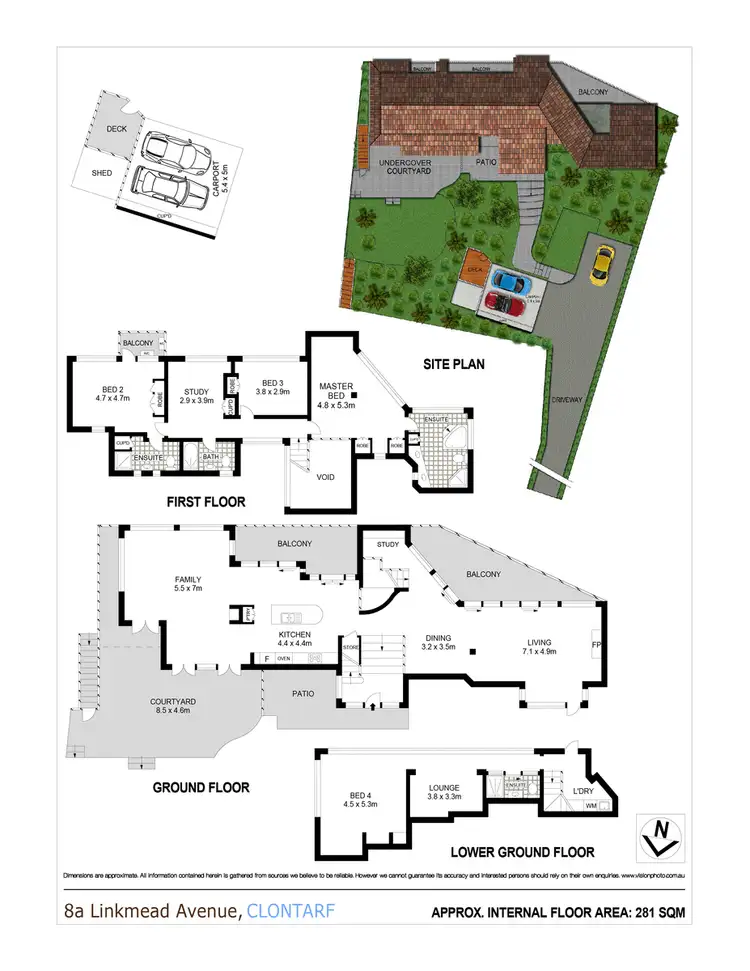 Floorplan of Homely house listing, 8A Linkmead Avenue, Clontarf NSW 2093
