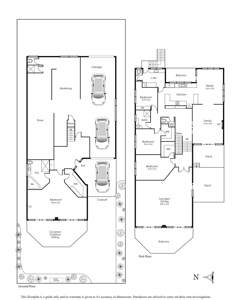 Floorplan of Homely house listing, 95 Nepean Highway, Seaford VIC 3198