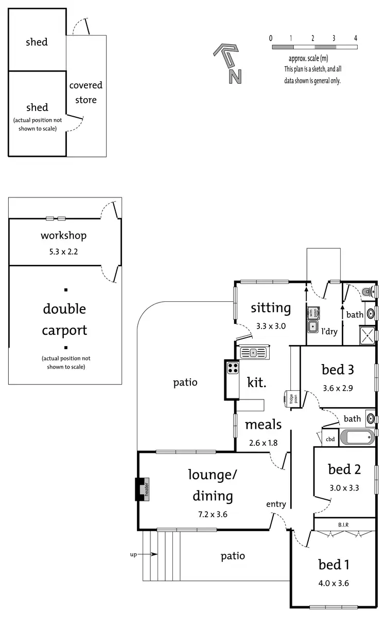 Floorplan of Homely house listing, 119 Brunswick Road, Mitcham VIC 3132