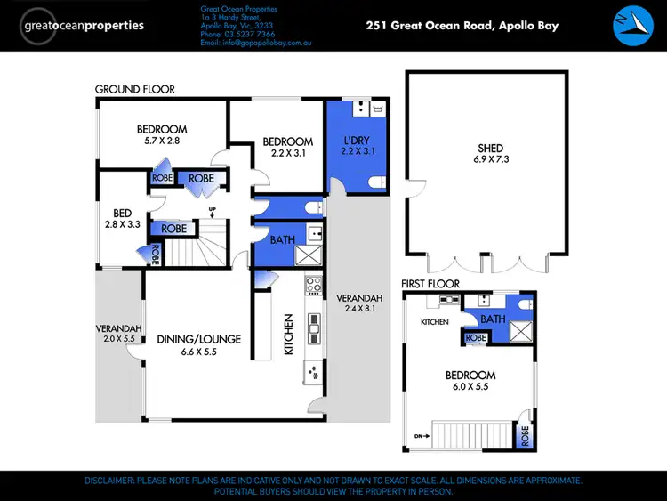 Floorplan of Homely house listing, 251 Great Ocean Road, Apollo Bay VIC 3233
