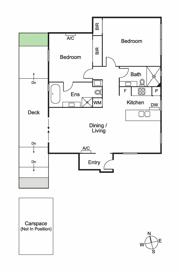 Floorplan of Homely apartment listing, 2/6 Nottage Street, St Kilda East VIC 3183