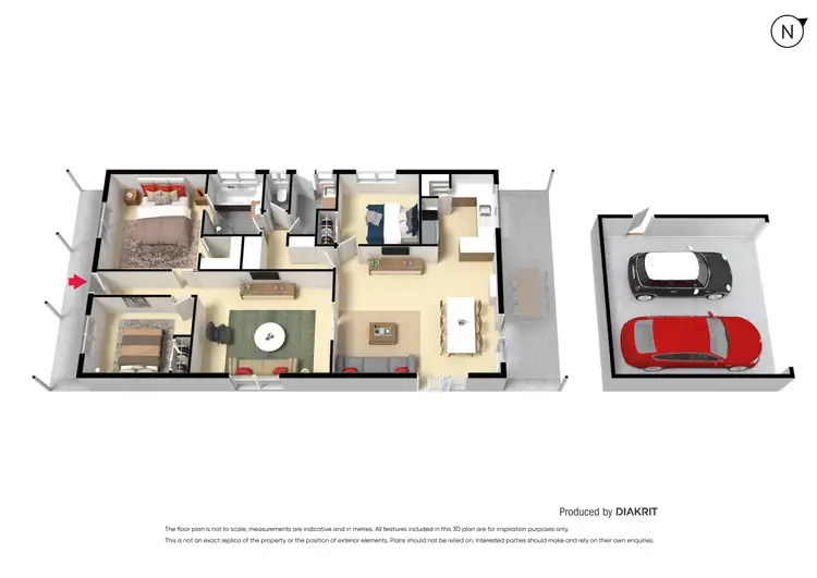 Floorplan of Homely house listing, 628 Barkly Street, Buninyong VIC 3357