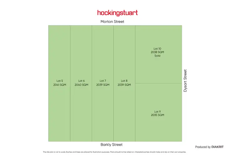 Floorplan of Homely land listing, C/A 7/10 Barkly Street, Glenlyon VIC 3461